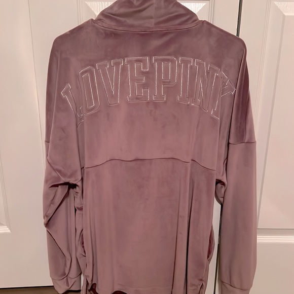 PINK oversized velour top - Picture 4 of 4